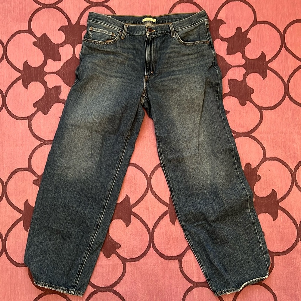 COPY - Levi’s premium Baggy Dad Jeans in She’s Nice Dark Wash 33